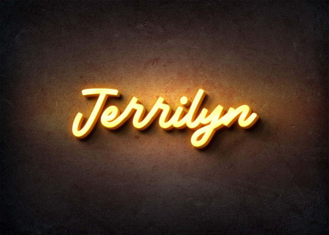 Free photo of Glow Name Profile Picture for Jerrilyn