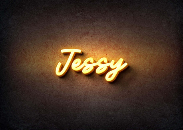 Free photo of Glow Name Profile Picture for Jessy