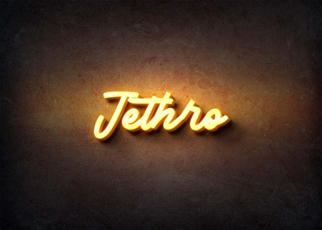 Free photo of Glow Name Profile Picture for Jethro