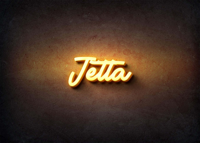 Free photo of Glow Name Profile Picture for Jetta