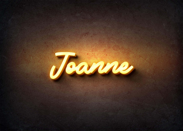 Free photo of Glow Name Profile Picture for Joanne