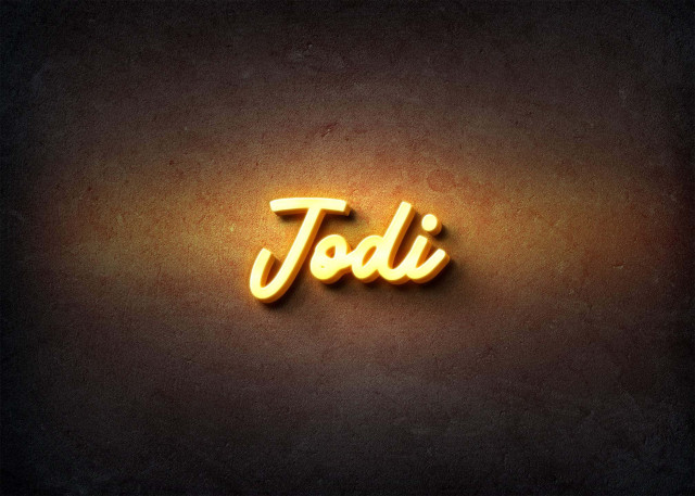 Free photo of Glow Name Profile Picture for Jodi