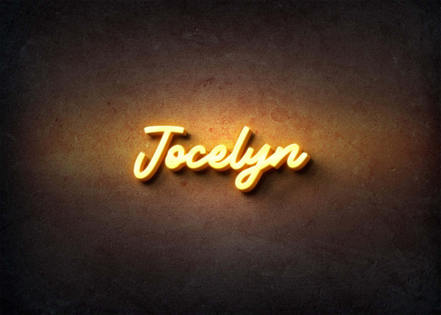 Free photo of Glow Name Profile Picture for Jocelyn