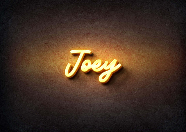 Free photo of Glow Name Profile Picture for Joey