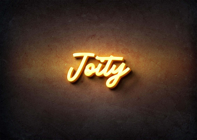 Free photo of Glow Name Profile Picture for Joity