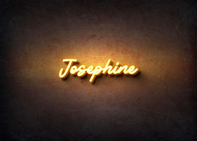Free photo of Glow Name Profile Picture for Josephine