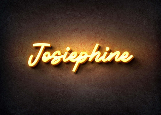 Free photo of Glow Name Profile Picture for Josiephine