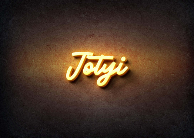 Free photo of Glow Name Profile Picture for Jotyi