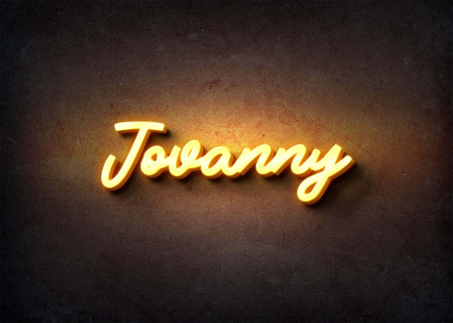 Free photo of Glow Name Profile Picture for Jovanny