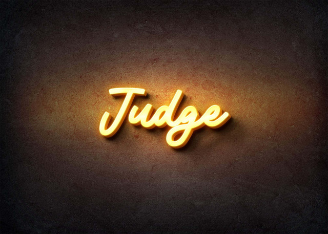 Free photo of Glow Name Profile Picture for Judge