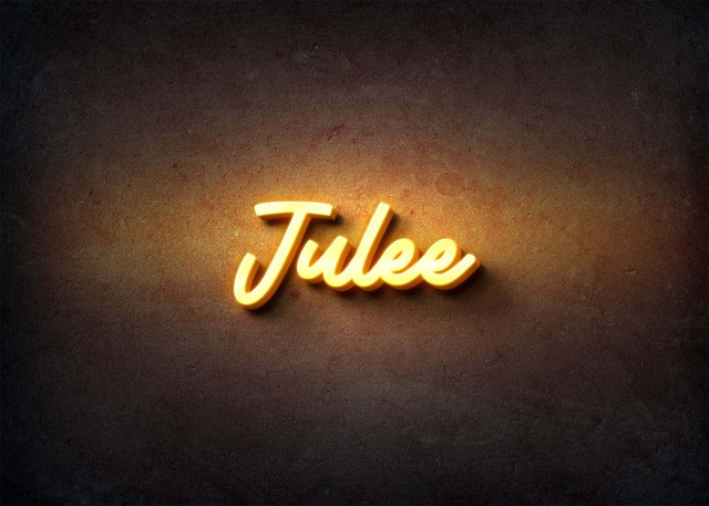 Free photo of Glow Name Profile Picture for Julee