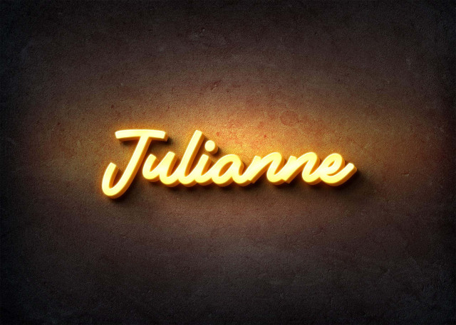 Free photo of Glow Name Profile Picture for Julianne