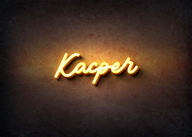 Free photo of Glow Name Profile Picture for Kacper