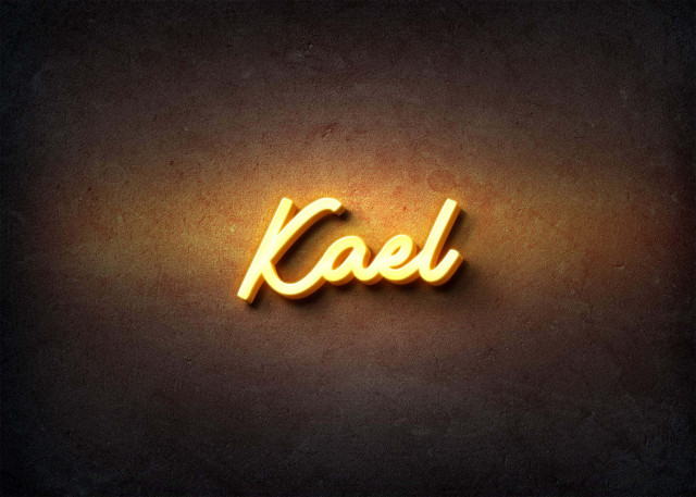 Free photo of Glow Name Profile Picture for Kael