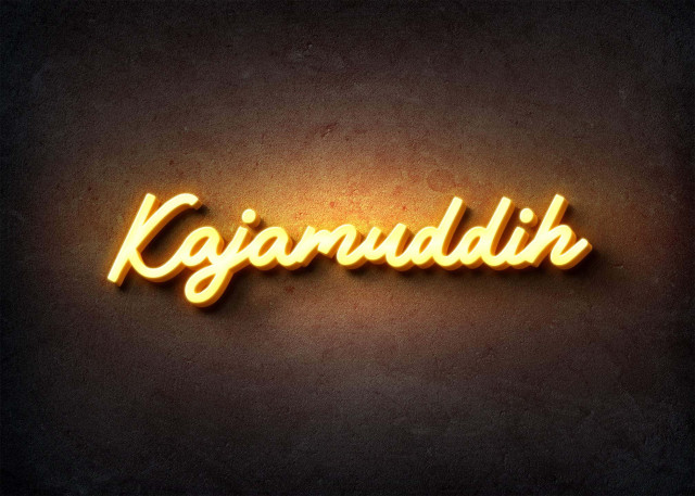 Free photo of Glow Name Profile Picture for Kajamuddih