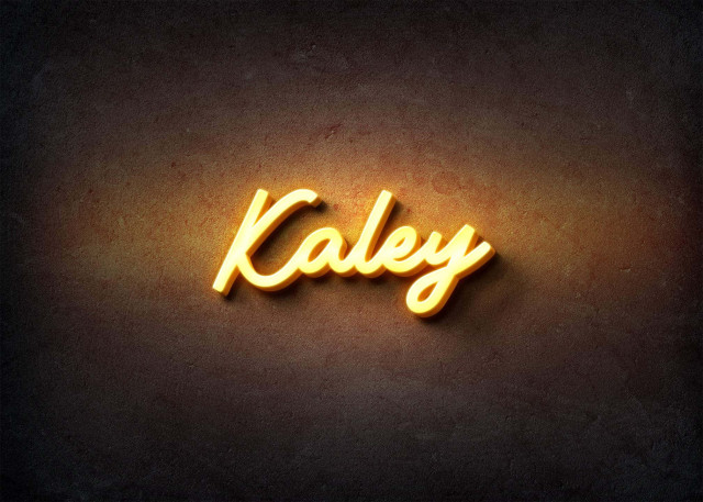 Free photo of Glow Name Profile Picture for Kaley