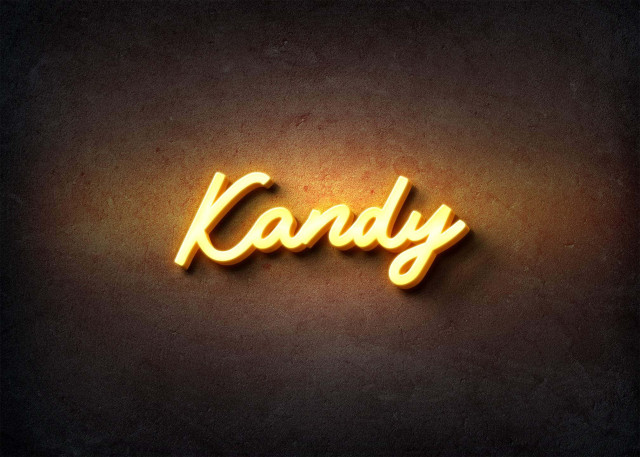 Free photo of Glow Name Profile Picture for Kandy