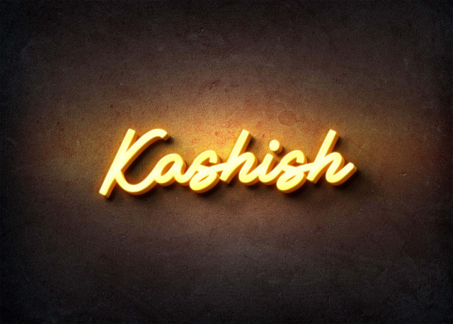 Free photo of Glow Name Profile Picture for Kashish