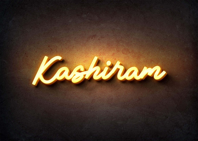 Free photo of Glow Name Profile Picture for Kashiram