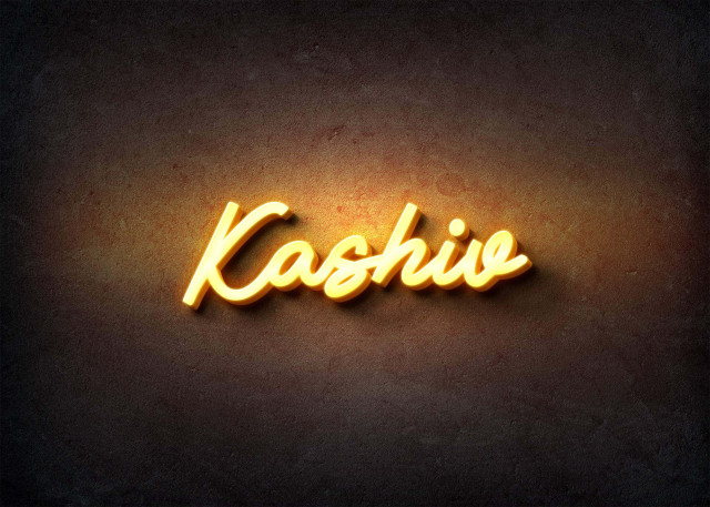 Free photo of Glow Name Profile Picture for Kashiv