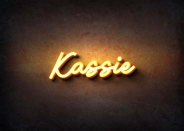 Free photo of Glow Name Profile Picture for Kassie