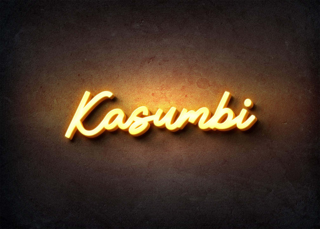 Free photo of Glow Name Profile Picture for Kasumbi