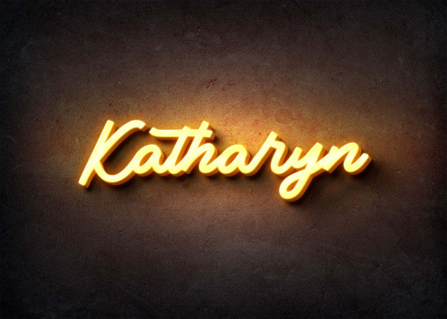 Free photo of Glow Name Profile Picture for Katharyn