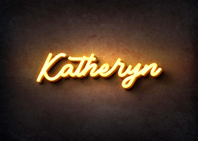 Free photo of Glow Name Profile Picture for Katheryn