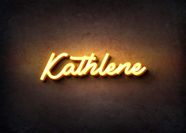 Free photo of Glow Name Profile Picture for Kathlene