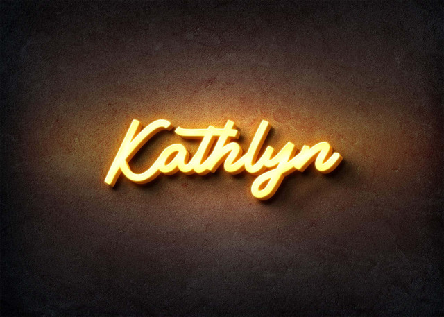 Free photo of Glow Name Profile Picture for Kathlyn