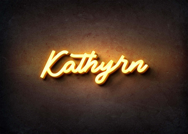 Free photo of Glow Name Profile Picture for Kathyrn