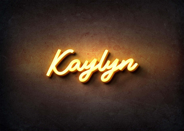 Free photo of Glow Name Profile Picture for Kaylyn