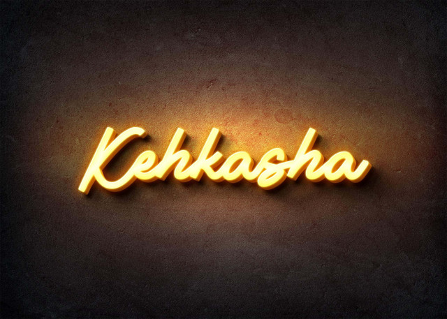 Free photo of Glow Name Profile Picture for Kehkasha