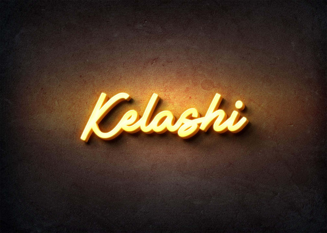 Free photo of Glow Name Profile Picture for Kelashi