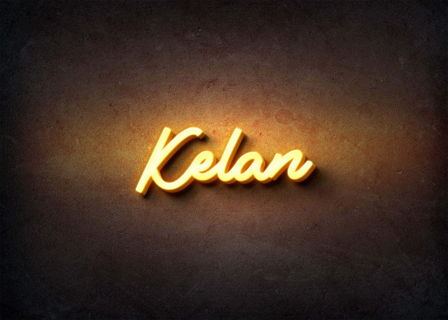 Free photo of Glow Name Profile Picture for Kelan