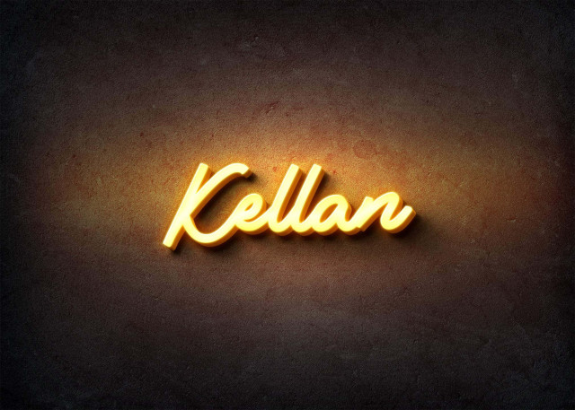 Free photo of Glow Name Profile Picture for Kellan