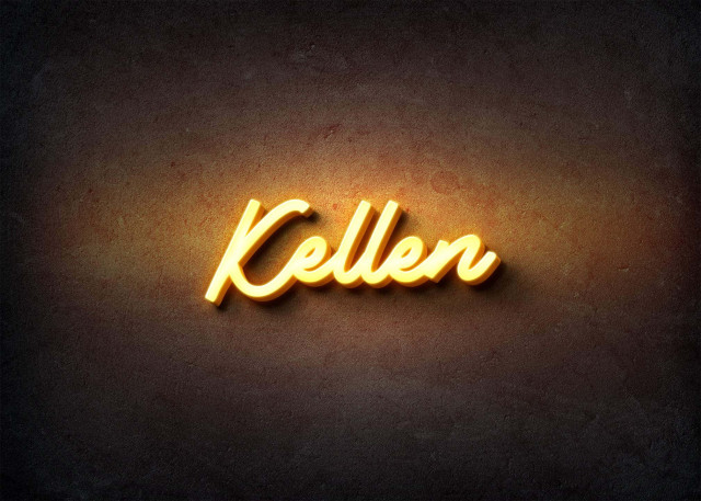 Free photo of Glow Name Profile Picture for Kellen