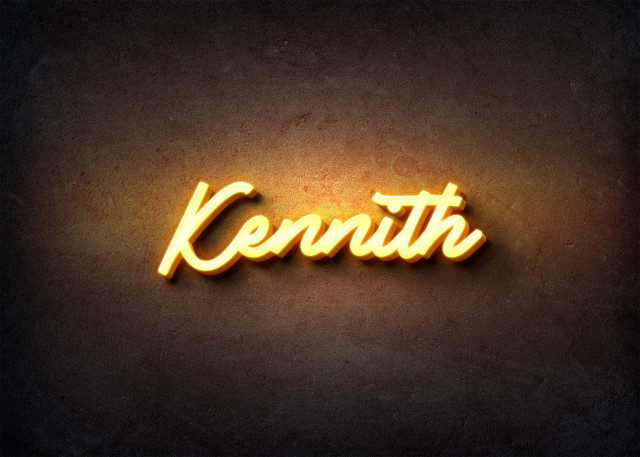 Free photo of Glow Name Profile Picture for Kennith