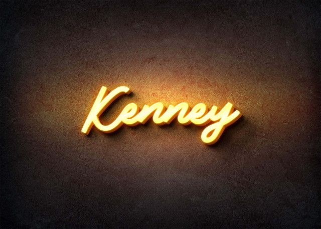 Free photo of Glow Name Profile Picture for Kenney