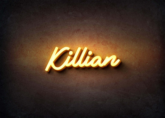 Free photo of Glow Name Profile Picture for Killian