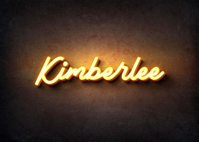 Free photo of Glow Name Profile Picture for Kimberlee