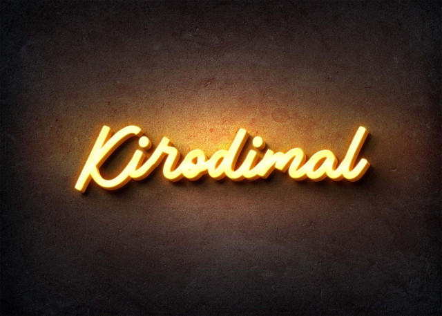 Free photo of Glow Name Profile Picture for Kirodimal