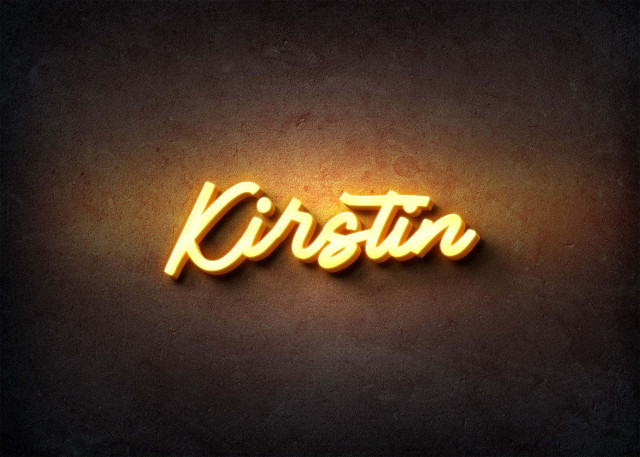 Free photo of Glow Name Profile Picture for Kirstin