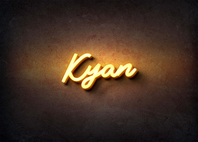 Free photo of Glow Name Profile Picture for Kyan