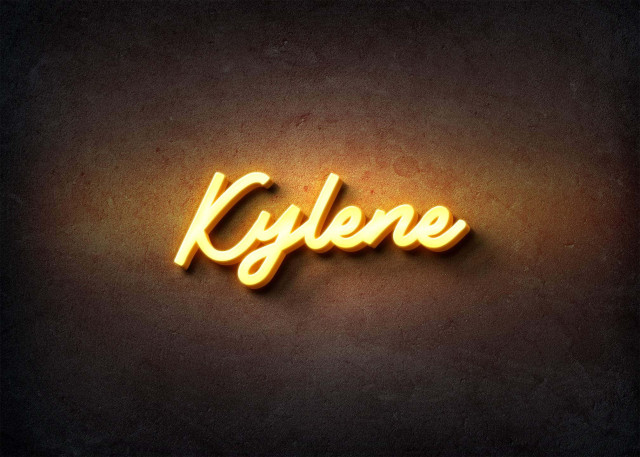 Free photo of Glow Name Profile Picture for Kylene