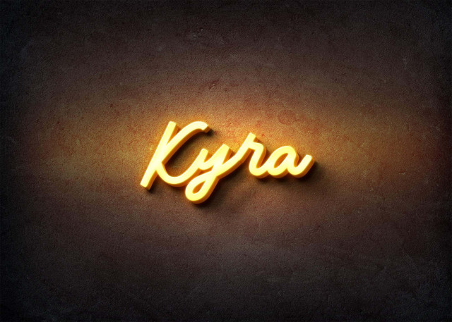 Free photo of Glow Name Profile Picture for Kyra