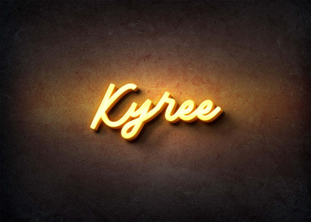 Free photo of Glow Name Profile Picture for Kyree