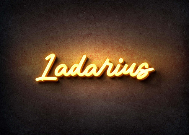 Free photo of Glow Name Profile Picture for Ladarius