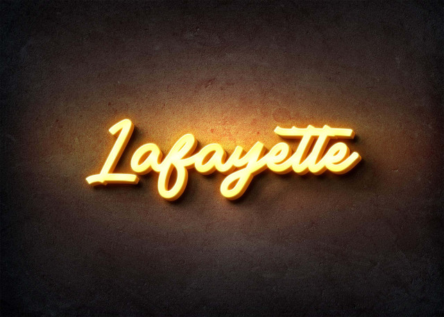 Free photo of Glow Name Profile Picture for Lafayette