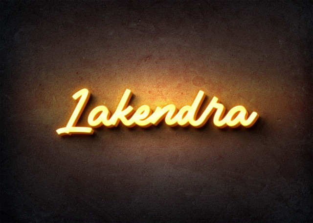 Free photo of Glow Name Profile Picture for Lakendra